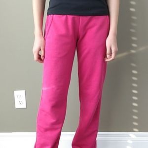 Adidas hot pink sweatpants
